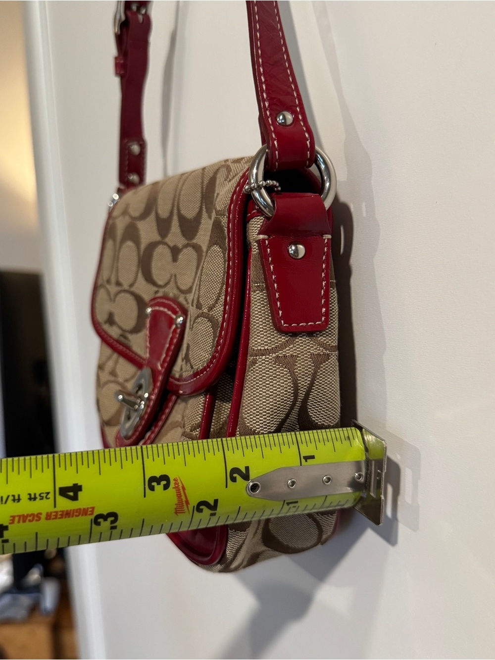 Coach Signature Legacy Shoulder Bag - Picture 10 of 11